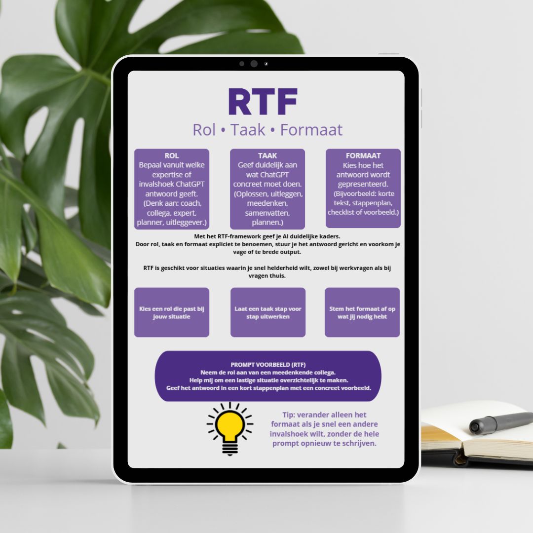 De 10 Prompt Frameworks – Algemeen