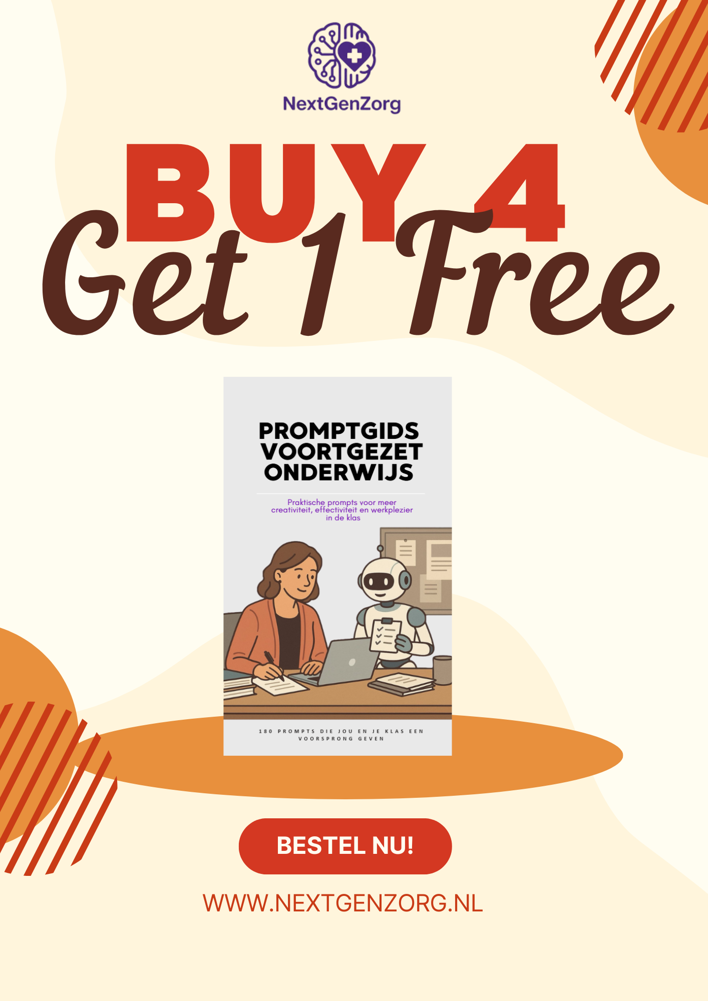 Promptboek Voortgezet Onderwijs – Team Bundel 5× (4=5 Actie)