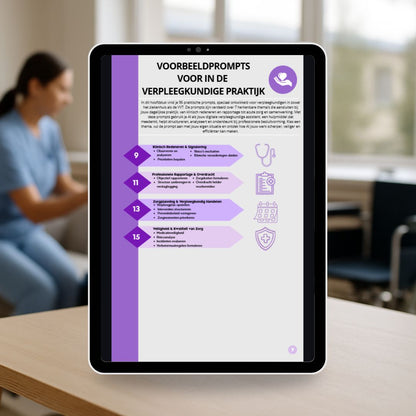 Promptboek Verpleegkundige in de zorg E-guide