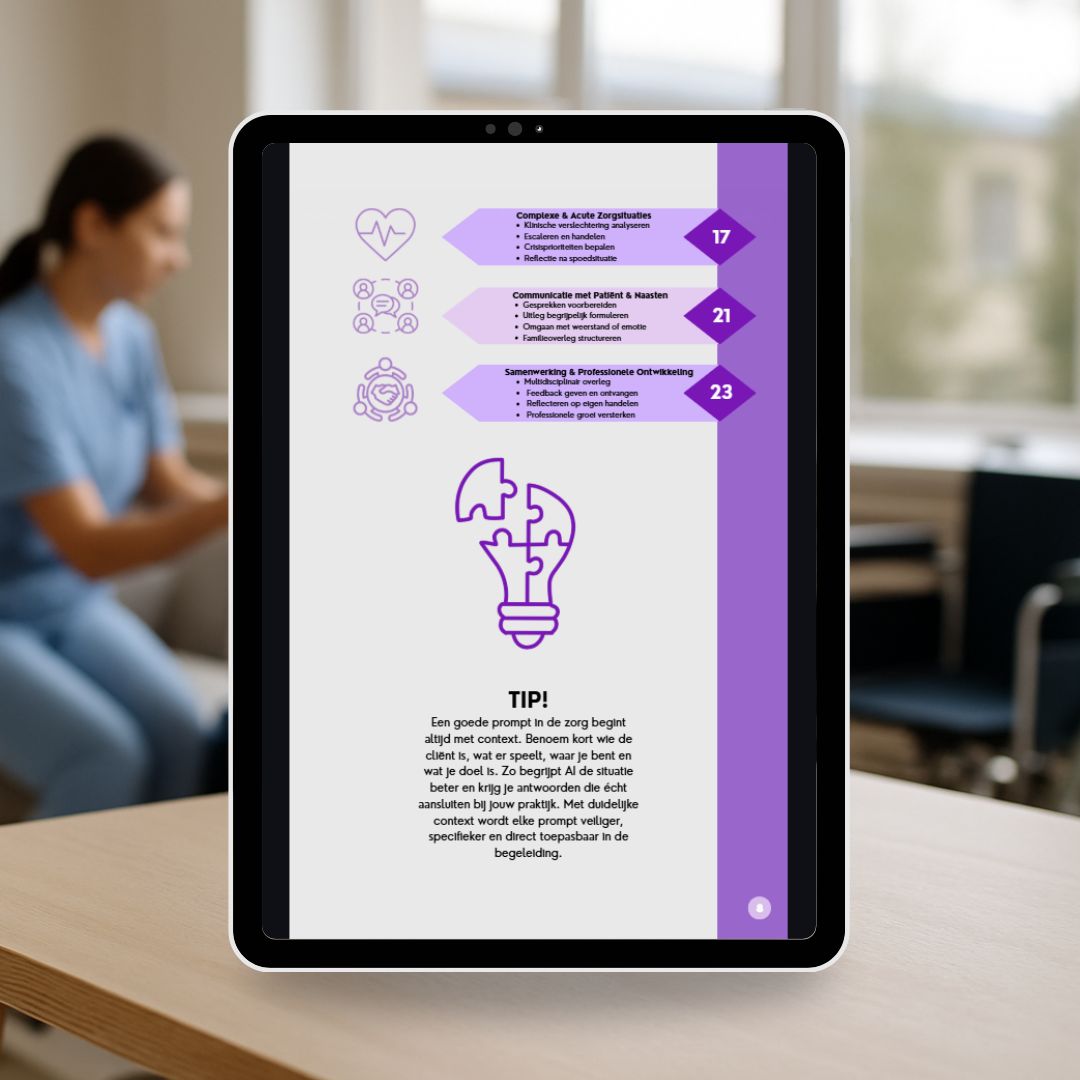 Promptboek Verpleegkundige in de zorg E-guide