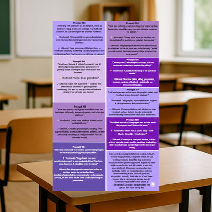 PRESALE Promptboek VO Onderwijs