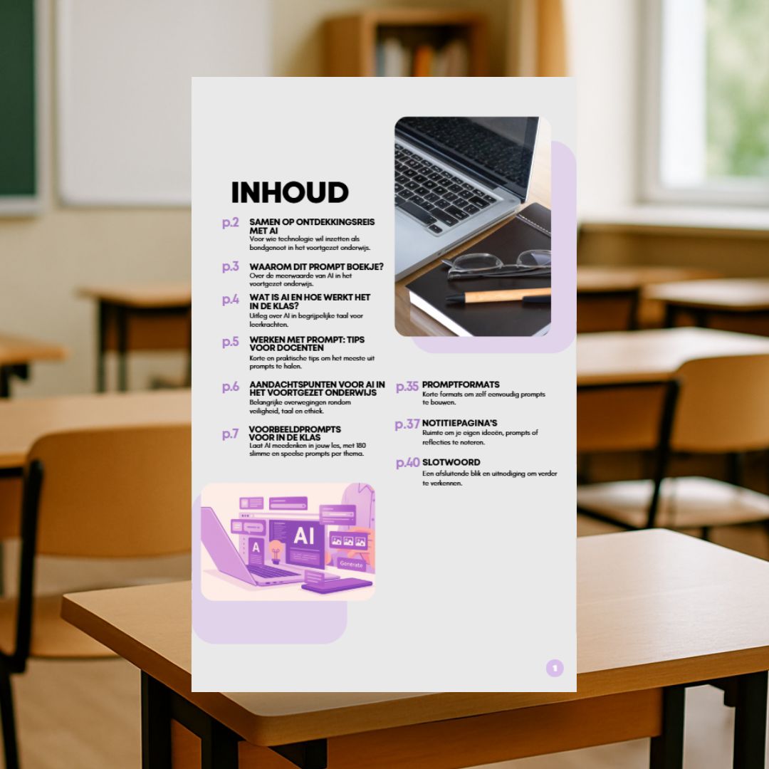 PRESALE Promptboek VO Onderwijs